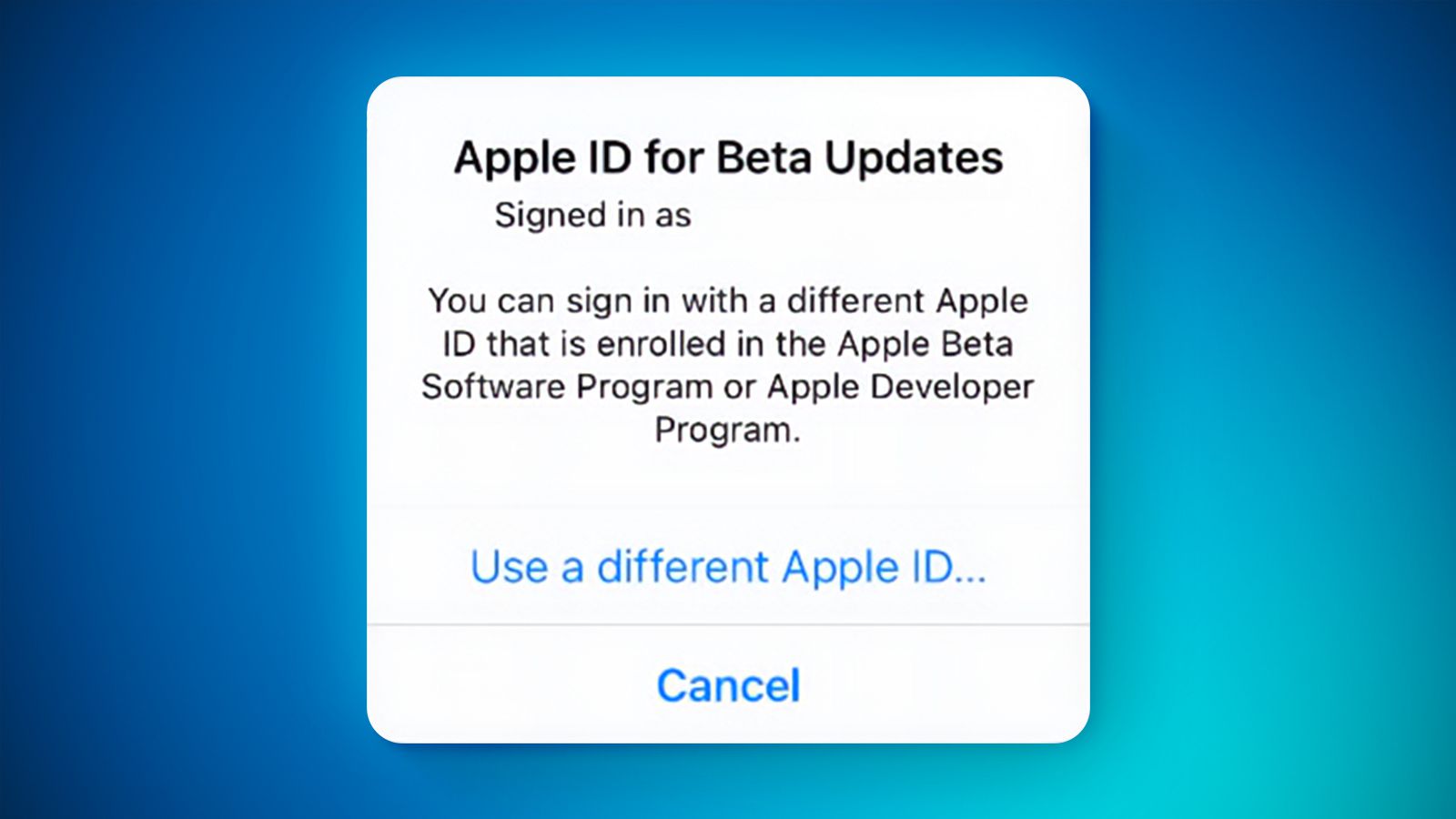 iOS 16.4 Will Let You Specify an Apple ID to Use for Beta Access