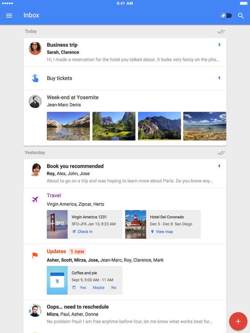 Google Updates 'Inbox' App With iPad Support - MacRumors