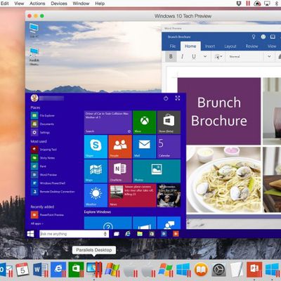 Windows 10 Tech Preview in Parallels Desktop