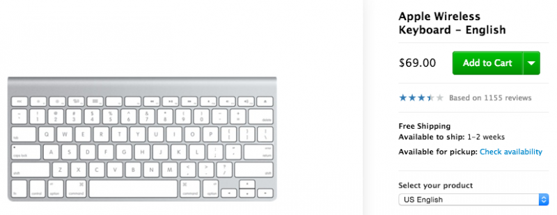 Apple Wireless Keyboard Now Ships in 1-2 Weeks, New Backlit Model ...