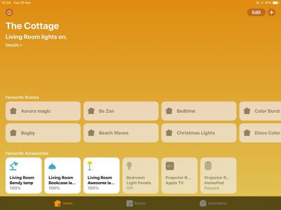 how to set homekit favorites