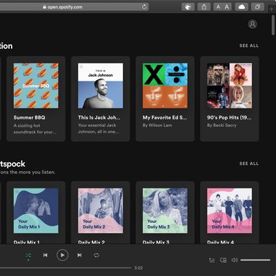 spotify web player safari