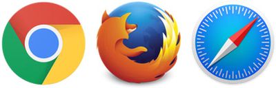 chrome safari firefox