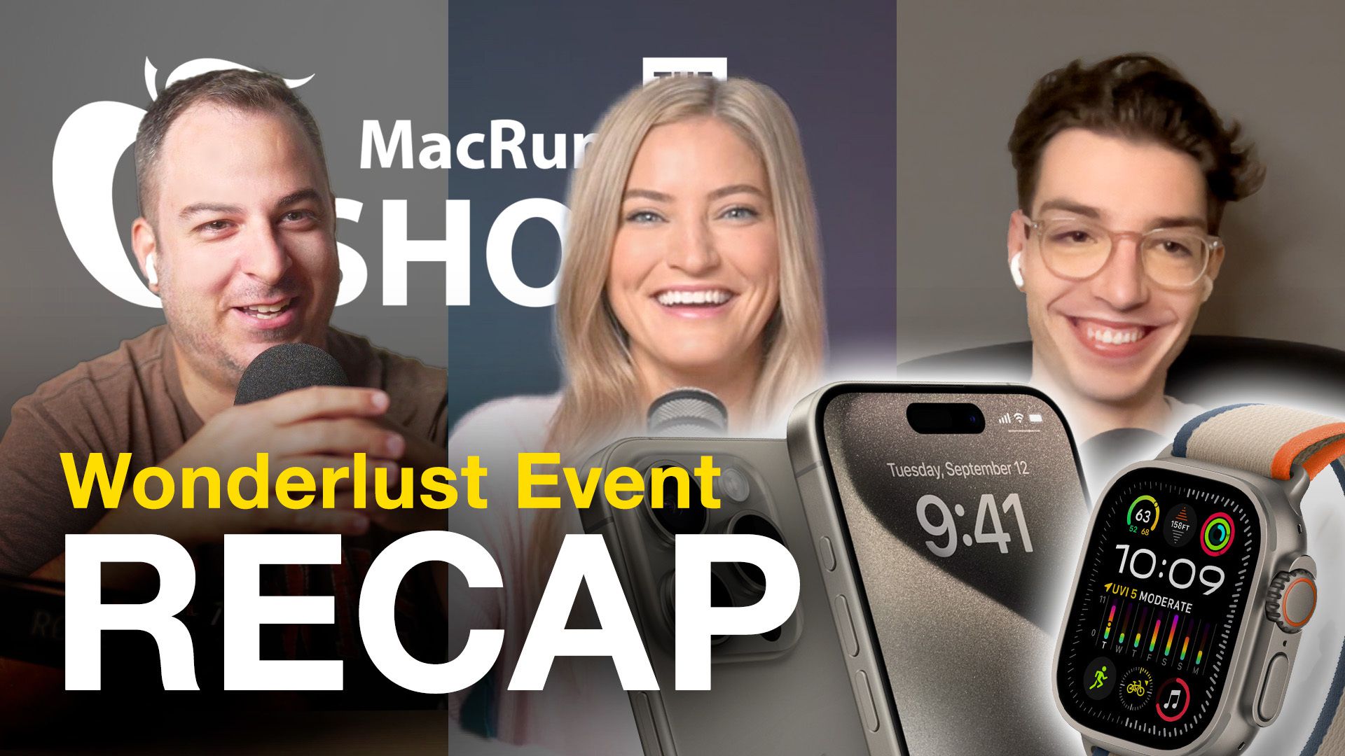 MacRumors Show : iJustine parle des premières impressions de l’iPhone 15 et de l’Apple Watch Series 9