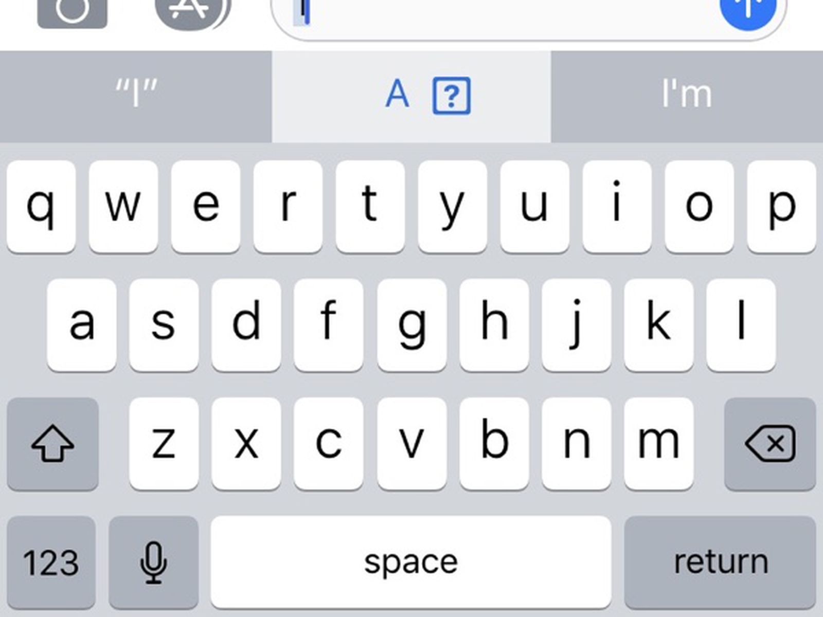 iphone keyboard predictive text disappeared
