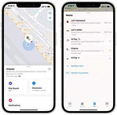 chipolo find my interface