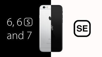 iPhone 6 to 7 vs SE