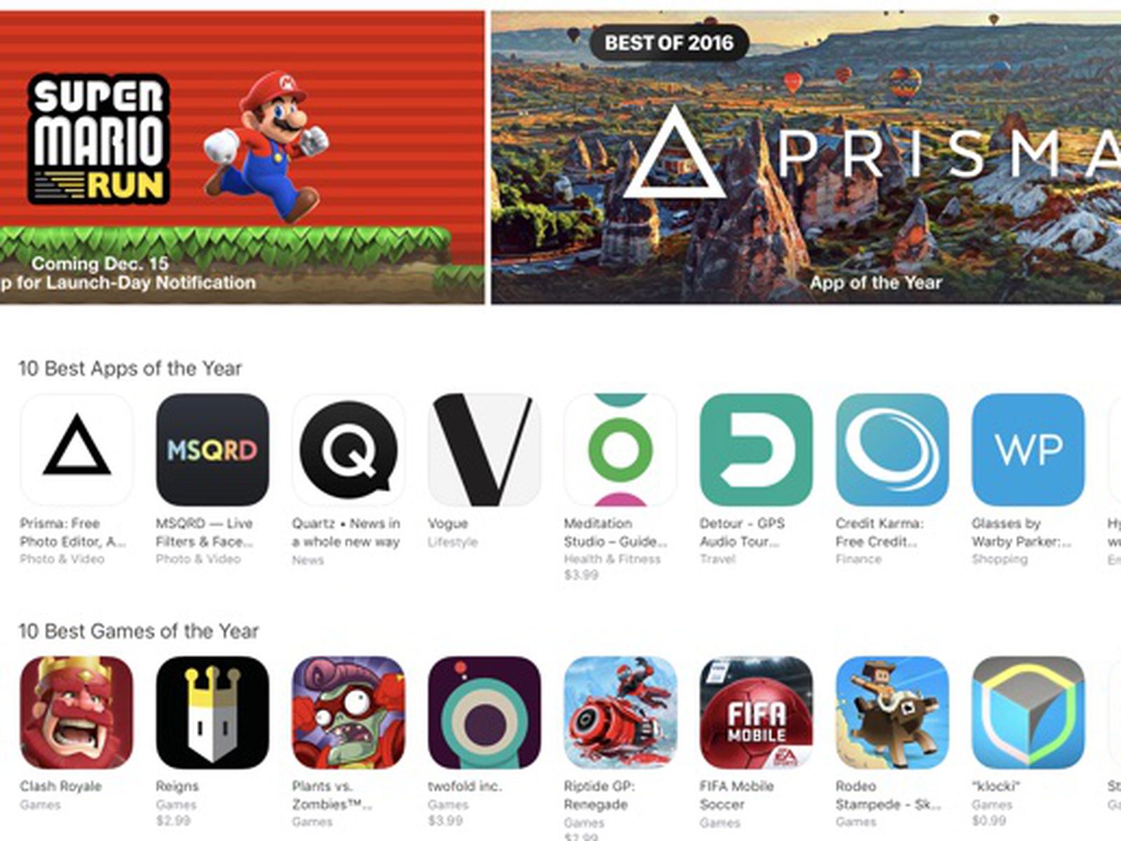 ay Store publishes lists of the best apps best games of 2015