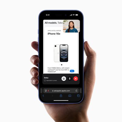 Apple Shop with a Specialist over Video IN