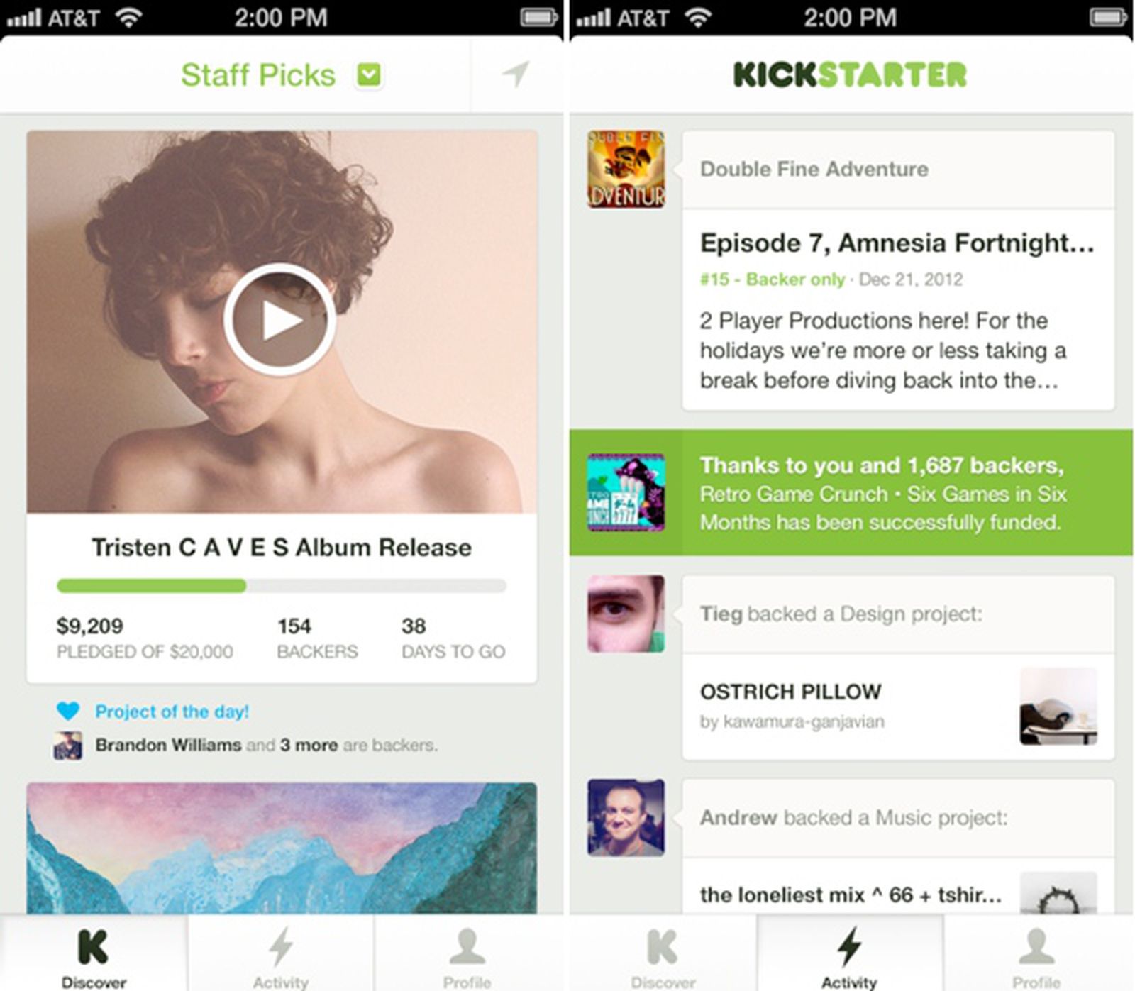 Kickstarter Launches Official App for the iPhone MacRumors