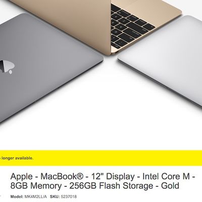12 inch MacBook Best Buy stock
