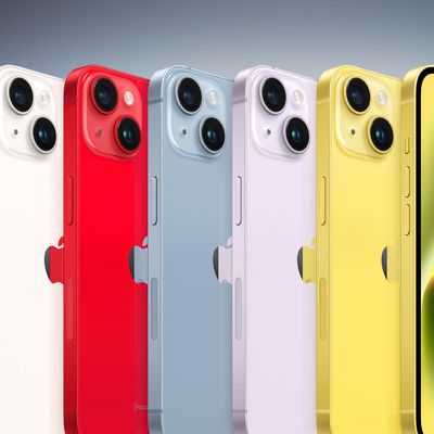Apple iPhone 14 color lineup feature