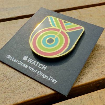 Global Close Your Rings Day Pin
