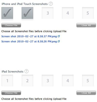 153659 ipad screenshots itunes connect