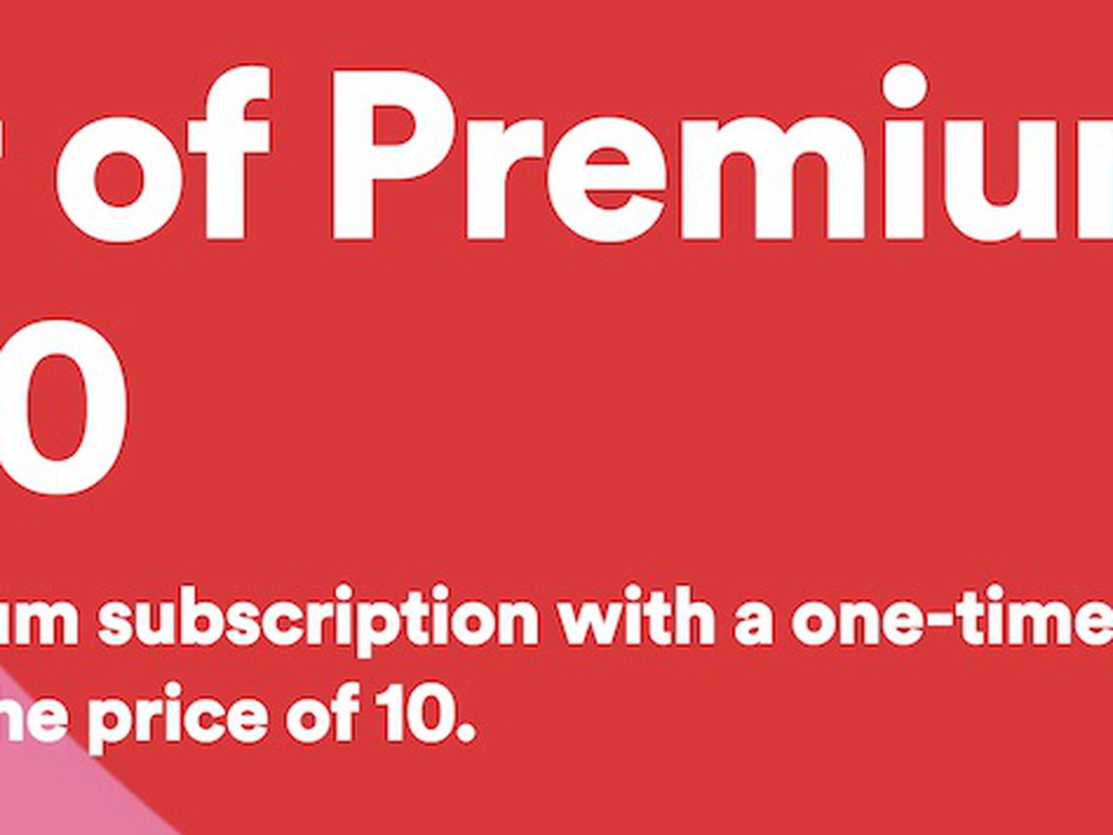 Spotify Launches Limited Time Holiday Offer: Get One Year of Premium for $99  - MacRumors