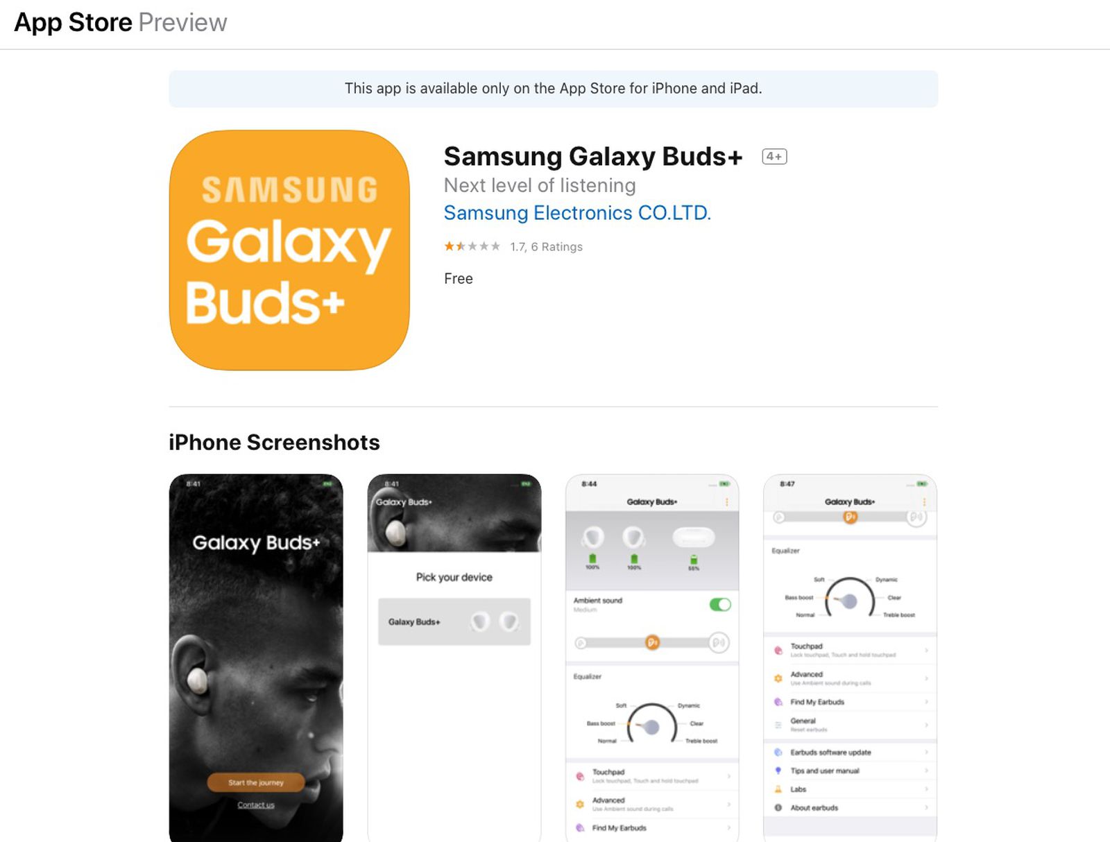 Apple App Store Preview Confirms Existence of Samsung s Rumored