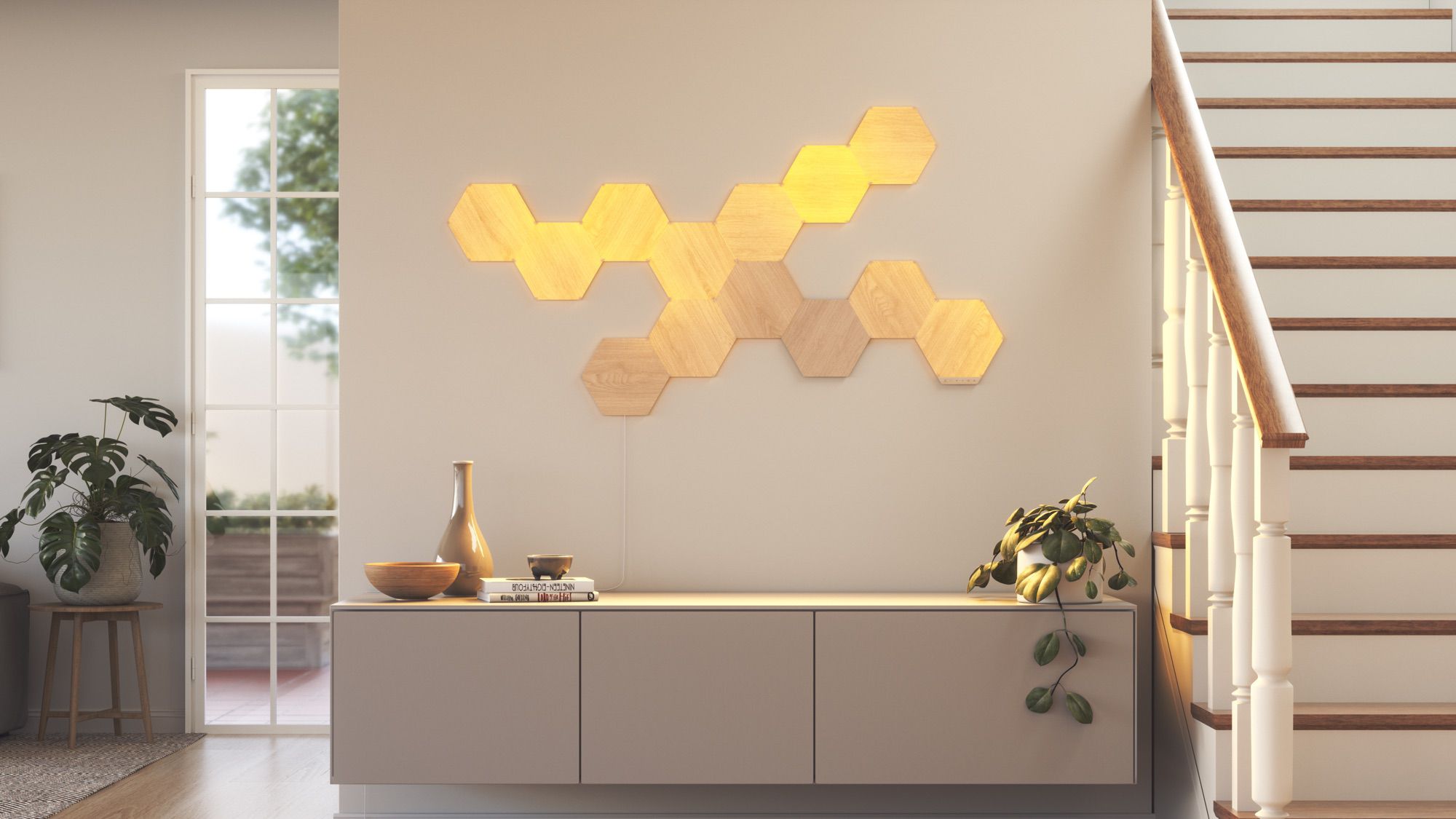 'Elements' Line Features Wood-Like Smart Lighting Panels - MacRumors