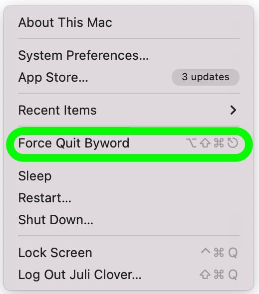 How to Force Quit a Frozen Mac App MacRumors