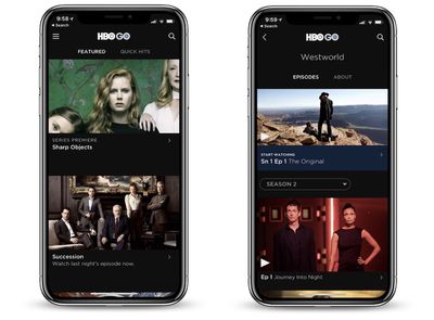 HBO GO iphone x