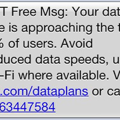 att throttle warning