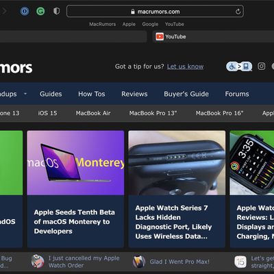 macos monterey safari favorites