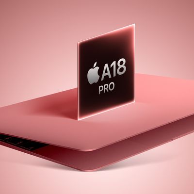 Low Cost A18 Pro MacBook Feature Pink