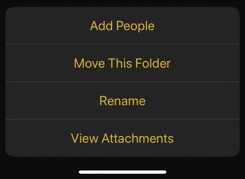 iOS 13 Notes Management