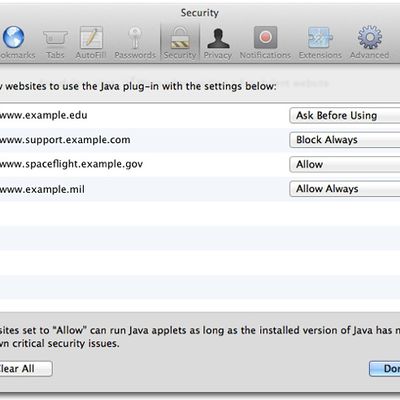 safari 6 0 4 java options