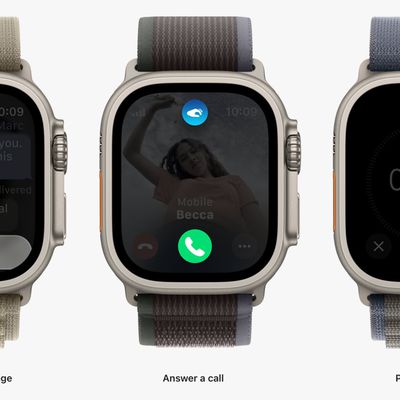 apple watch ultra double tap