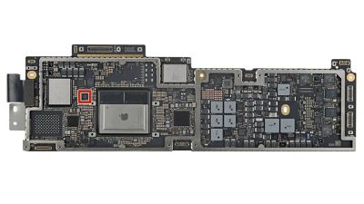 iFixit M2 MacBook Air teardown accelerometer