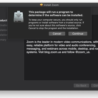 zoom preflight install