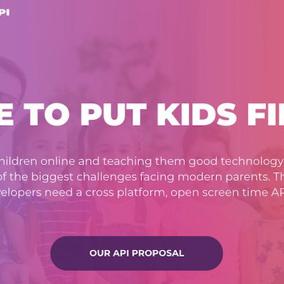 time to put kids first screen time api
