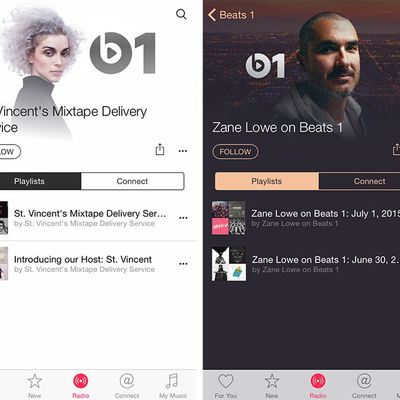 Beats 1 Radio Playlists