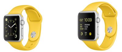 Apple Watch sport marigold