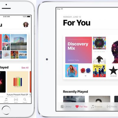 apple music ios 10 update
