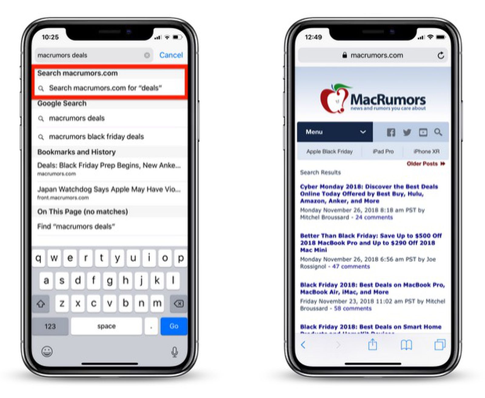 How To Perform A Quick Website Search In Safari Macrumors