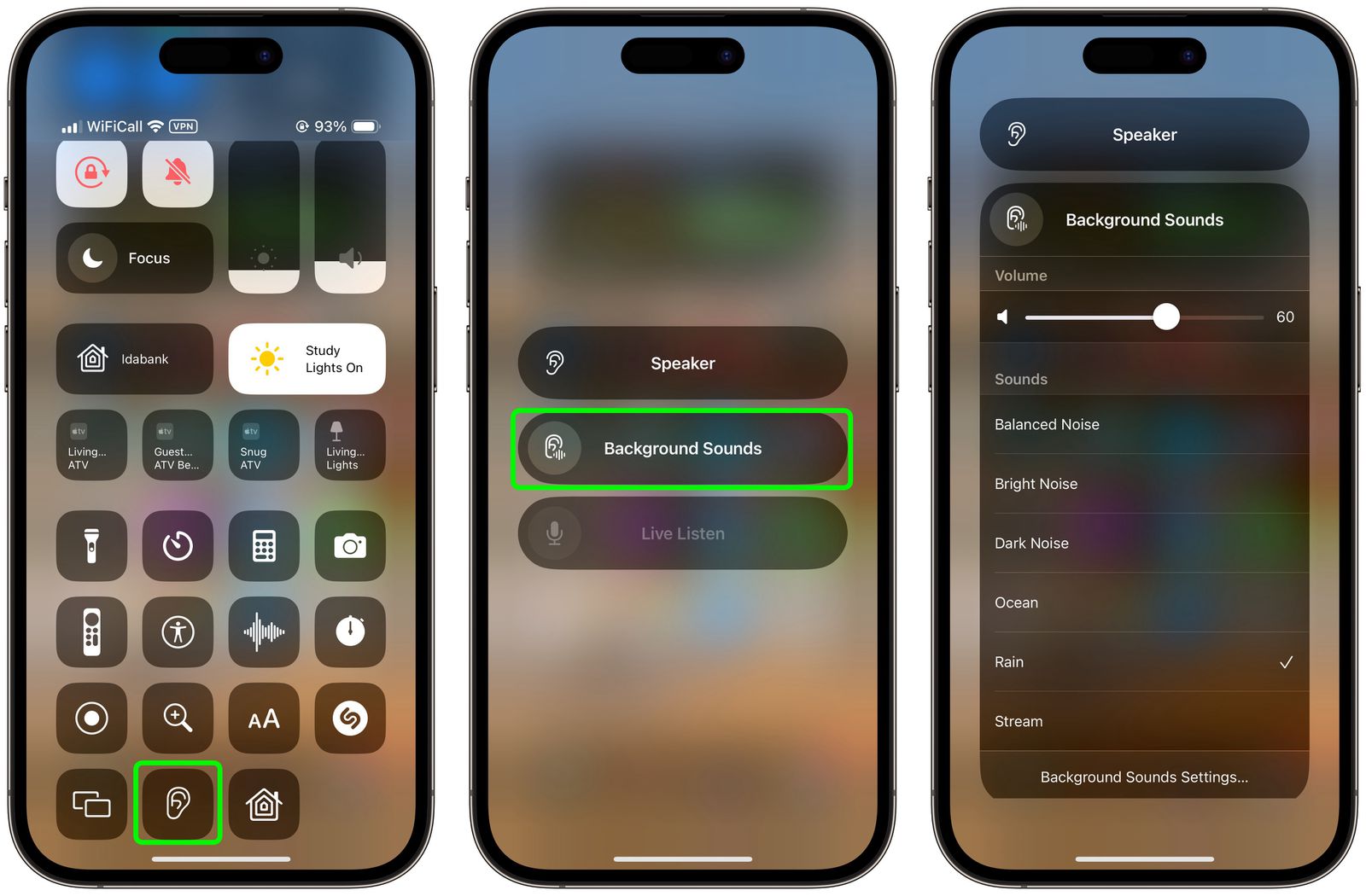 Play Ambient Background Sounds on iPhone to Stay Focused - MacRumors