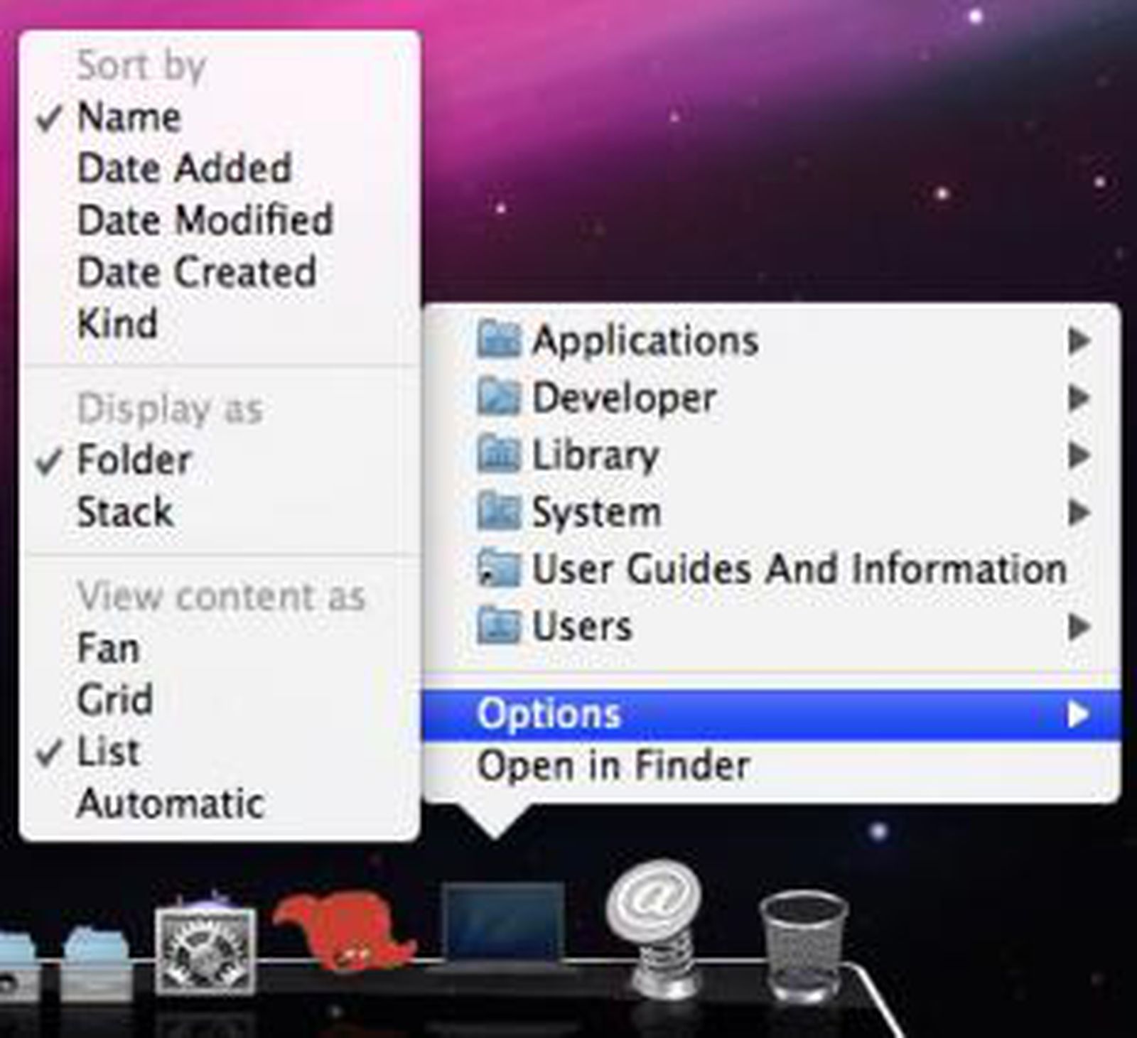 Apple Adds List View to Stacks in Leopard 10.5.2 - MacRumors