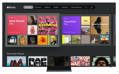 samsung tv apple music