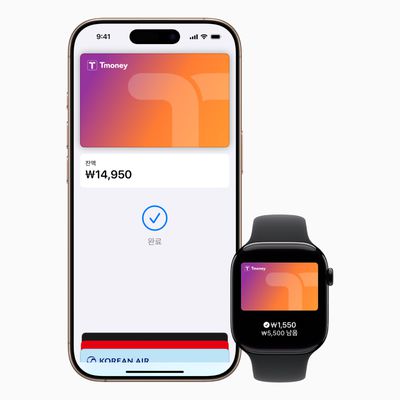 Apple Wallet Tmoney Card