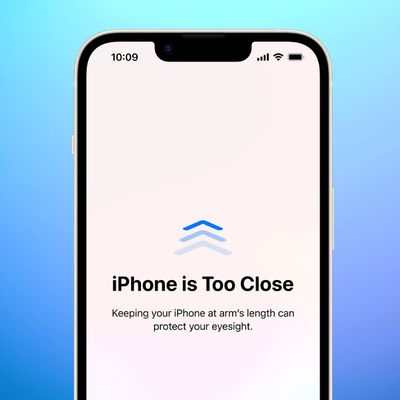 iOS 17 iPhone Screen Distance