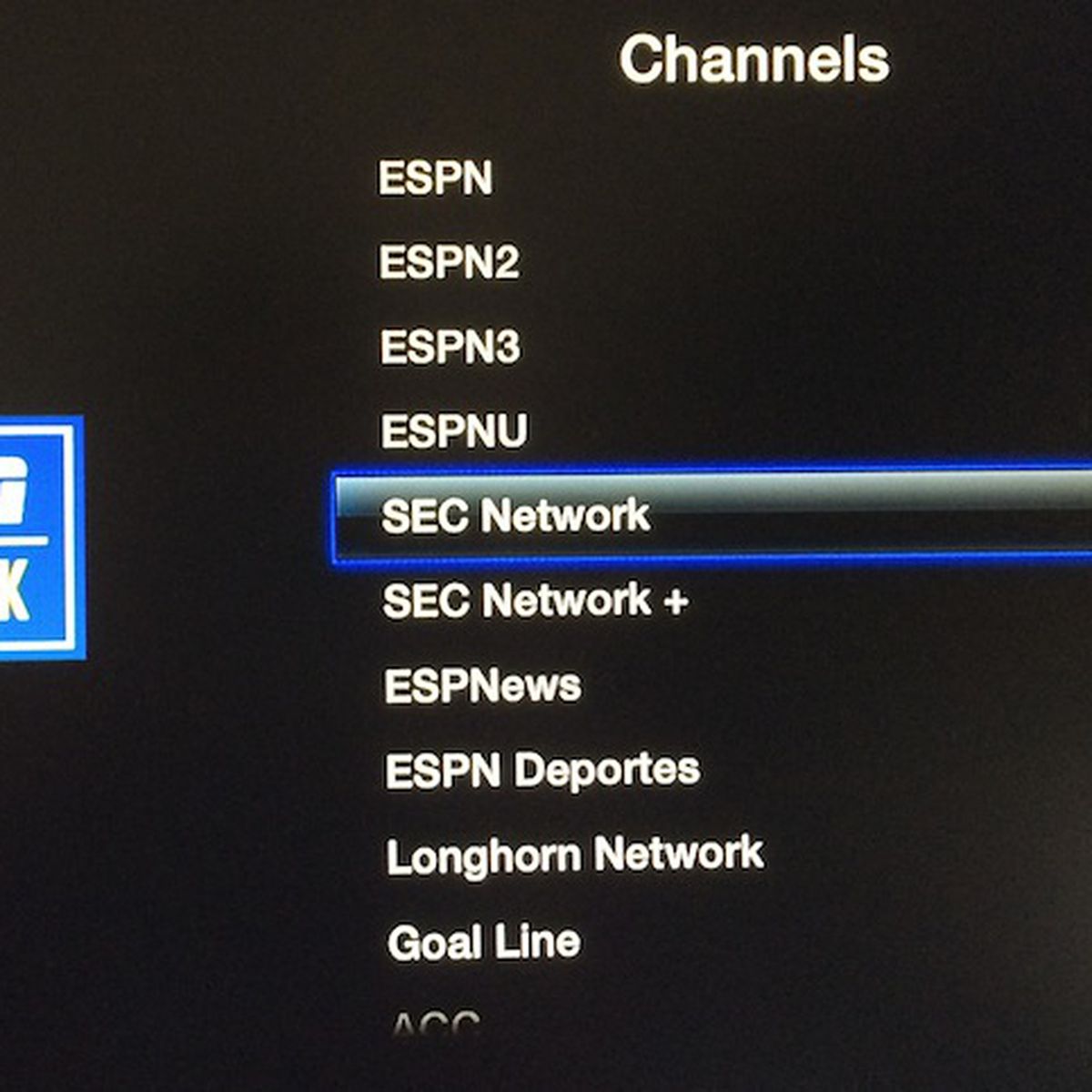 What Provider & TV Channel is the Longhorn Network On?