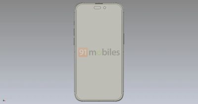 I primi presunti rendering CAD dell’iPhone 14 Pro mostrano i ritagli rotondi a forma di pillola