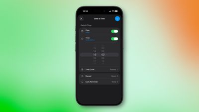 reminders time zone ios