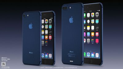 iPhone 7 deep blue concept