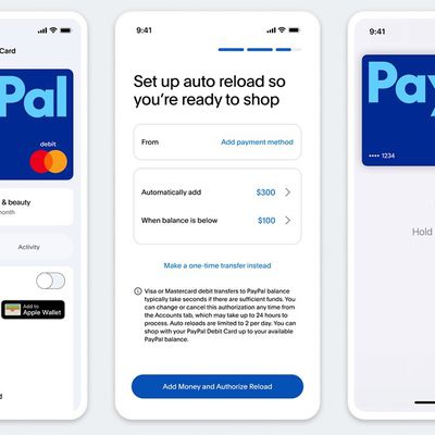 PayPal Debit Card Apple Wallet Large
