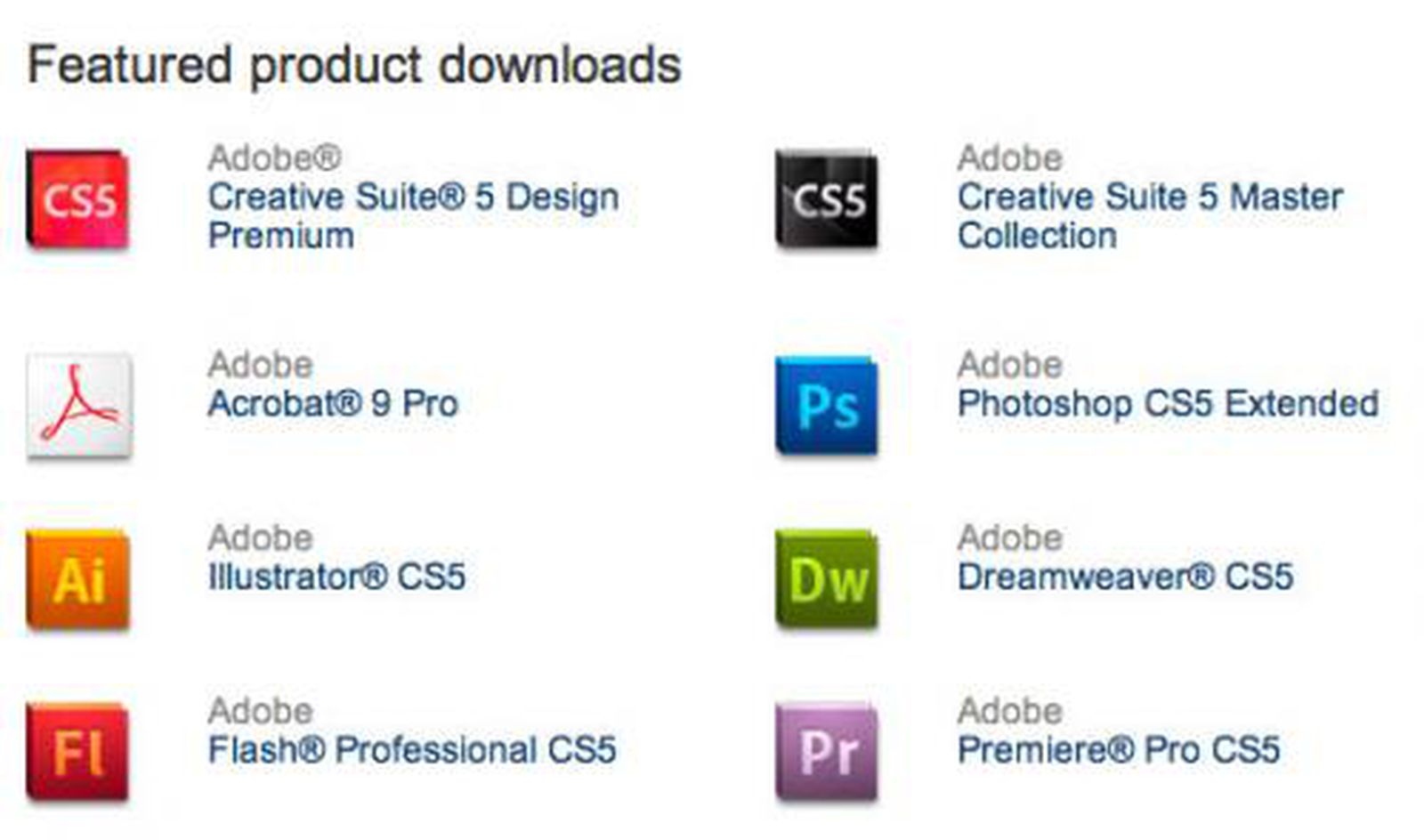 adobe creative suite 5 master collection