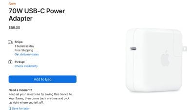 70W Apple Power Adapter