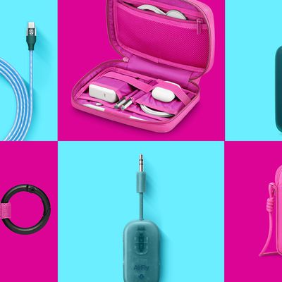 Blue and Pink Apple Accessories Feature