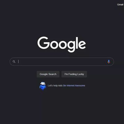 google dark theme